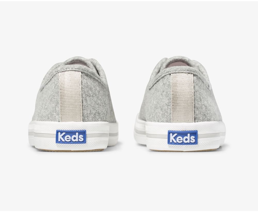 Zapatillas Keds Mujer Gris - Kickstart Triangle Jersey - 501-FTLZSX